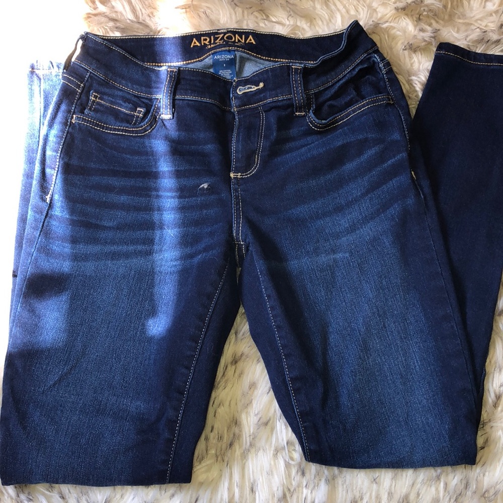 Denim skinny jeans